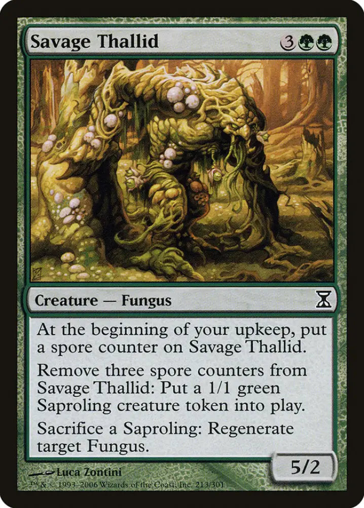 Savage Thallid [Time Spiral] - MTG Single