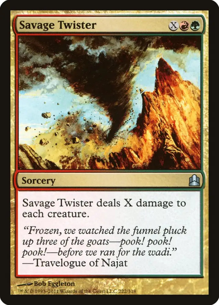 Savage Twister [Commander 2011] - MTG Single