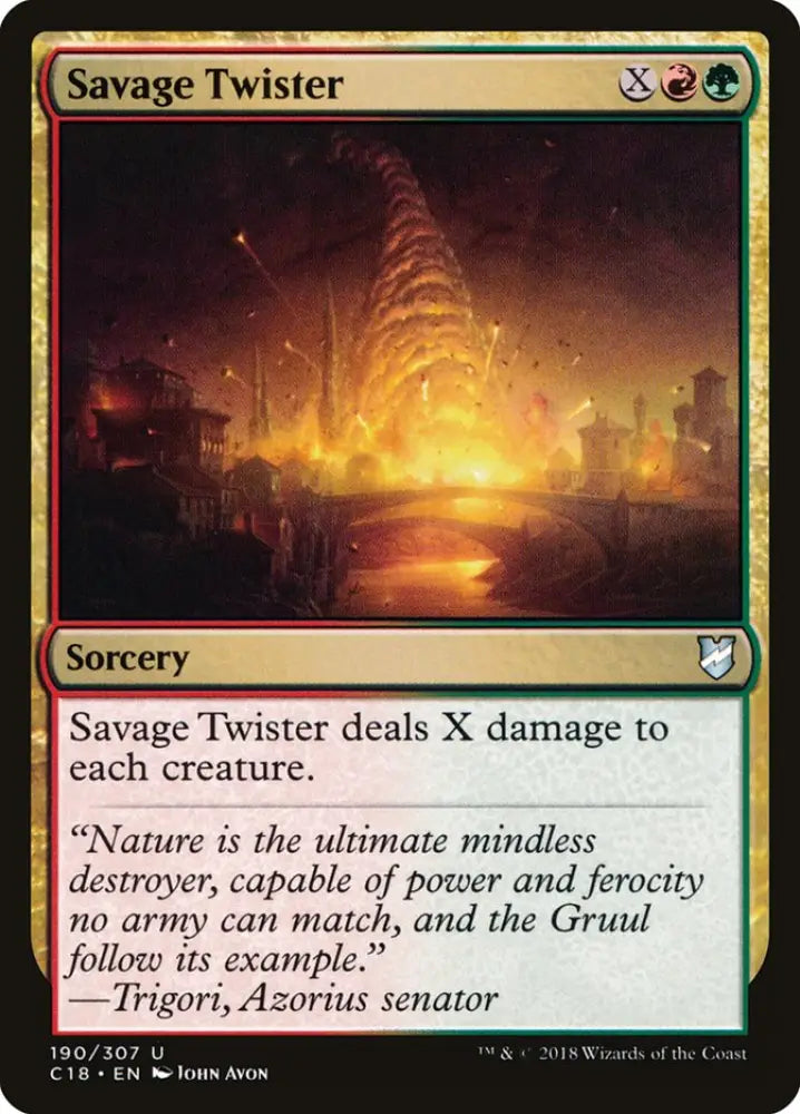 Savage Twister [Commander 2018] - MTG Single