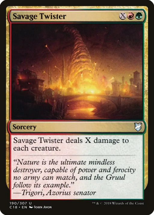 Savage Twister [Commander 2018] - MTG Single