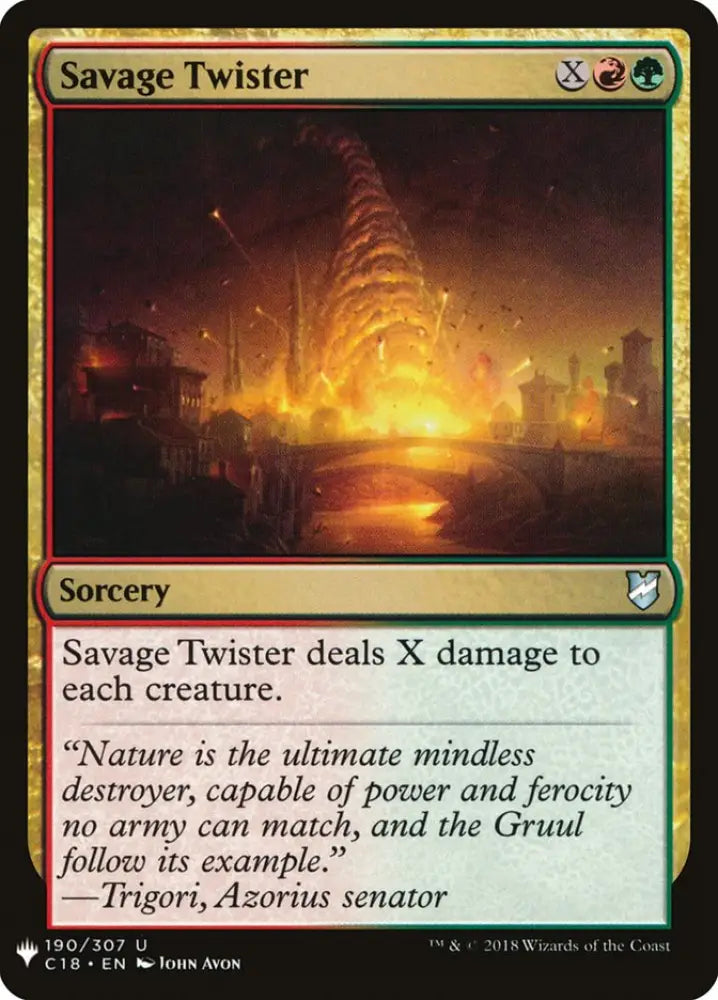 Savage Twister [Mystery Booster] - MTG Single