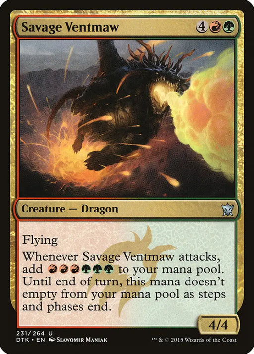 Savage Ventmaw [Dragons of Tarkir] - MTG Single