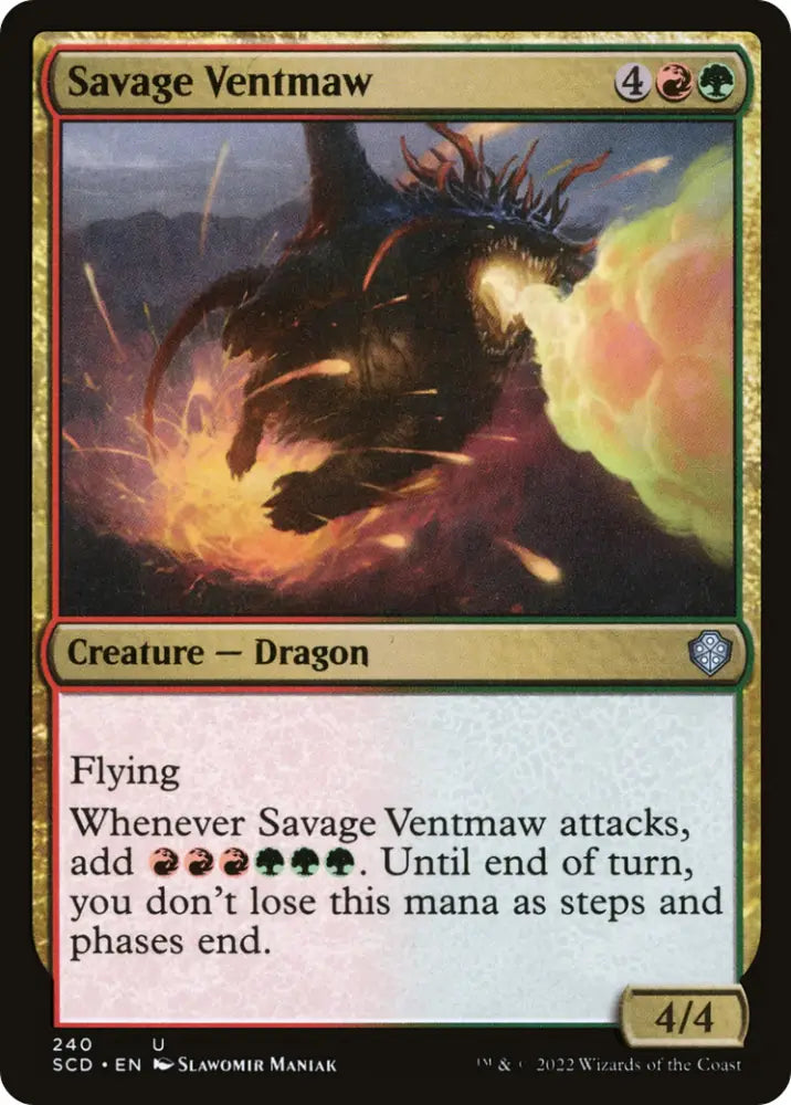 Savage Ventmaw [Starter Commander Decks] - MTG Single