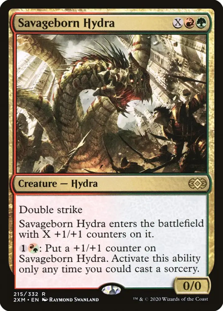 Savageborn Hydra [Double Masters] - MTG Single