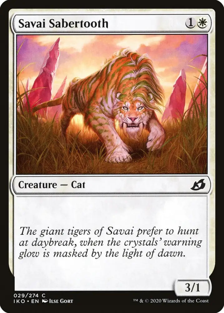 Savai Sabertooth [Ikoria: Lair of Behemoths] - MTG Single