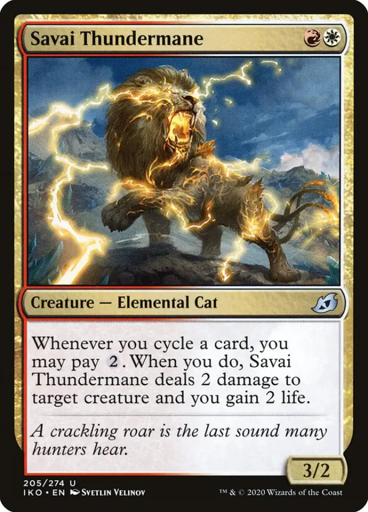 Savai Thundermane [Ikoria: Lair of Behemoths] - MTG Single