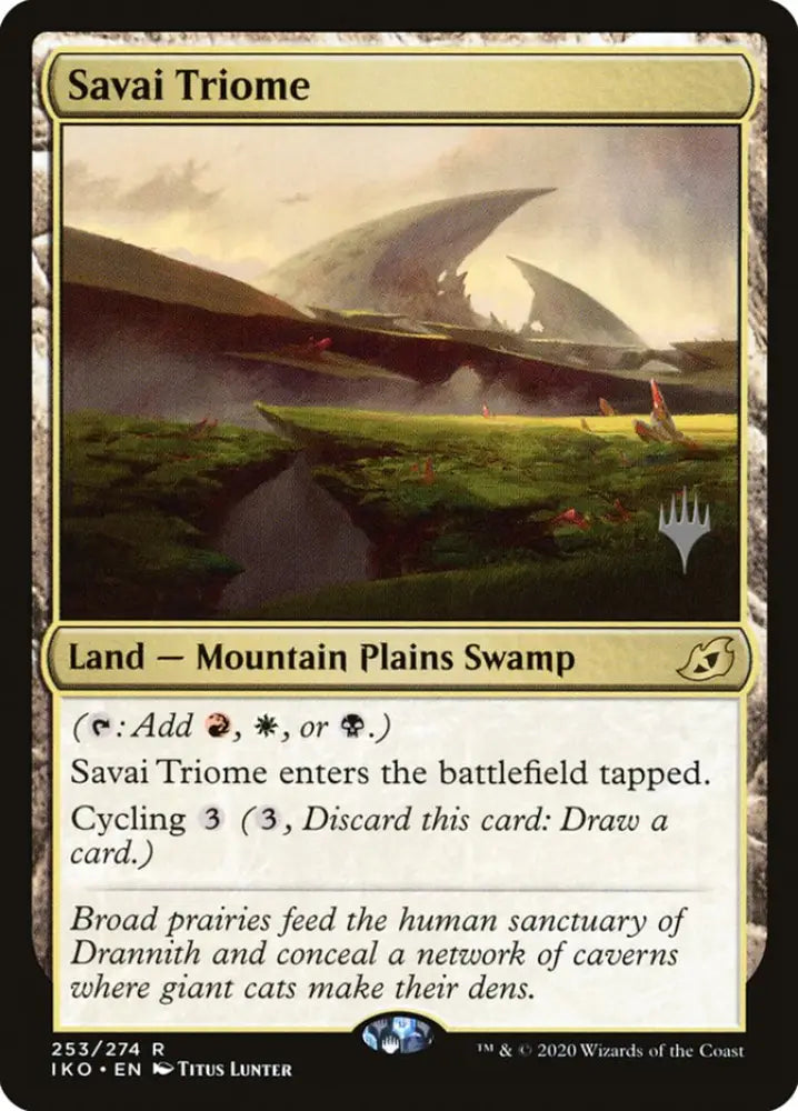 Savai Triome (Promo Pack) [Ikoria: Lair of Behemoths Promos] - MTG Single