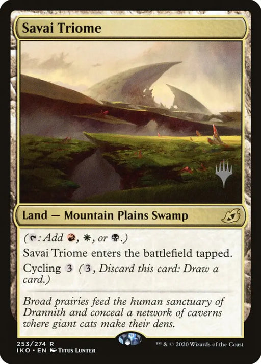 Savai Triome (Promo Pack) [Ikoria: Lair of Behemoths Promos] - MTG Single