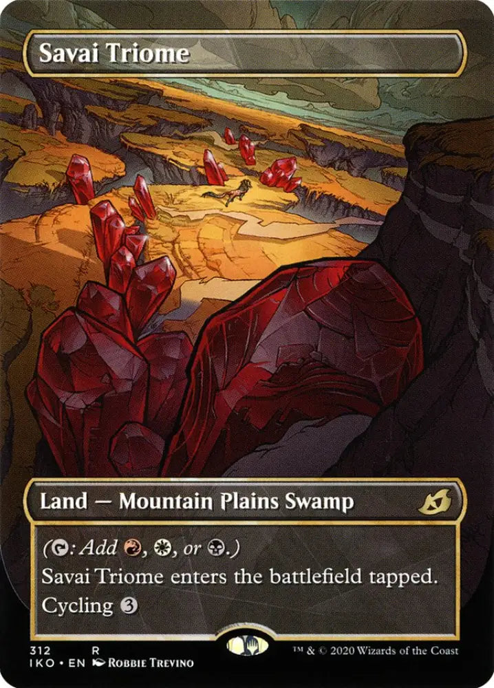 Savai Triome (Showcase) [Ikoria: Lair of Behemoths] - MTG Single