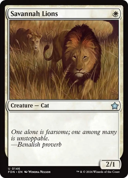 Savannah Lions [Foundations] - MTG Single