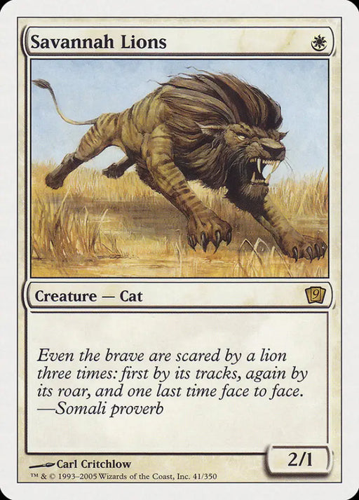 Savannah Lions [Ninth Edition] - MTG Single
