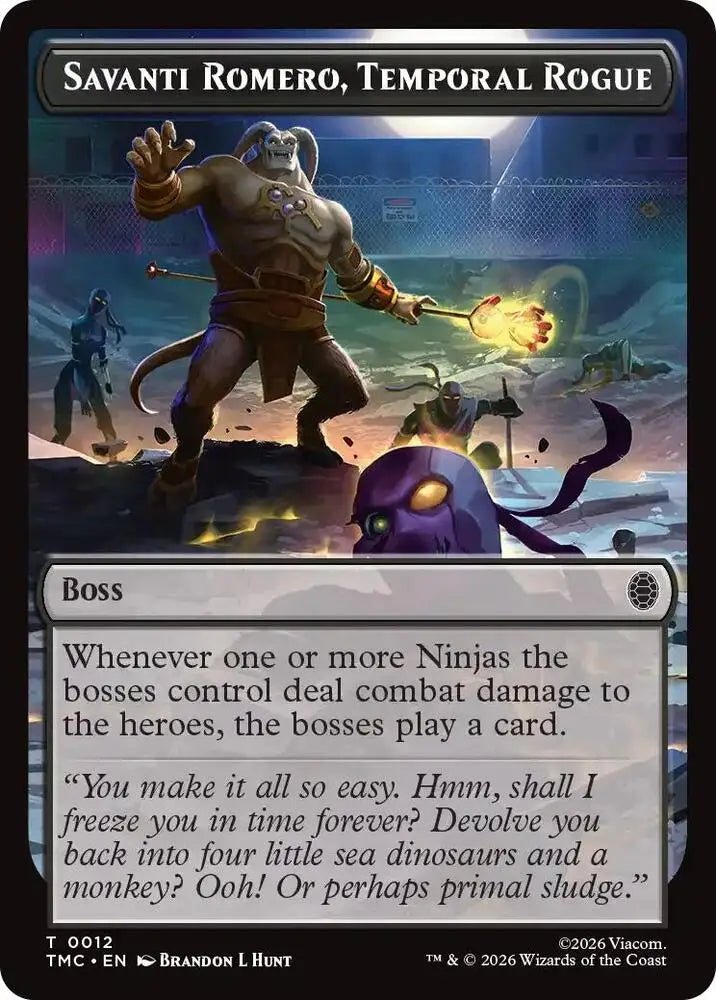 Savanti Romero, Temporal Rogue (12) [Teenage Mutant Ninja Turtles Commander]