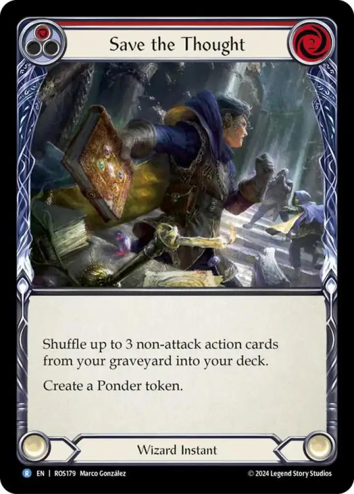 Save the Thought (Red) [Rosetta] Rainbow Foil - Flesh And Blood Single