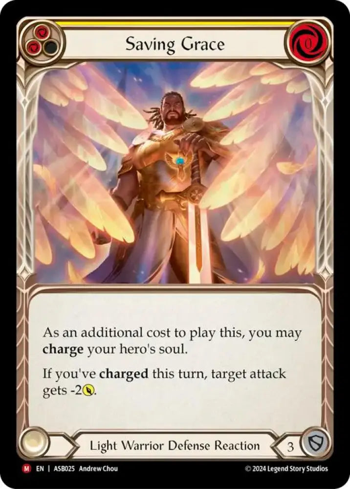 Saving Grace [ASB025] (Armory Deck: Boltyn) Rainbow Foil - Flesh And Blood Single
