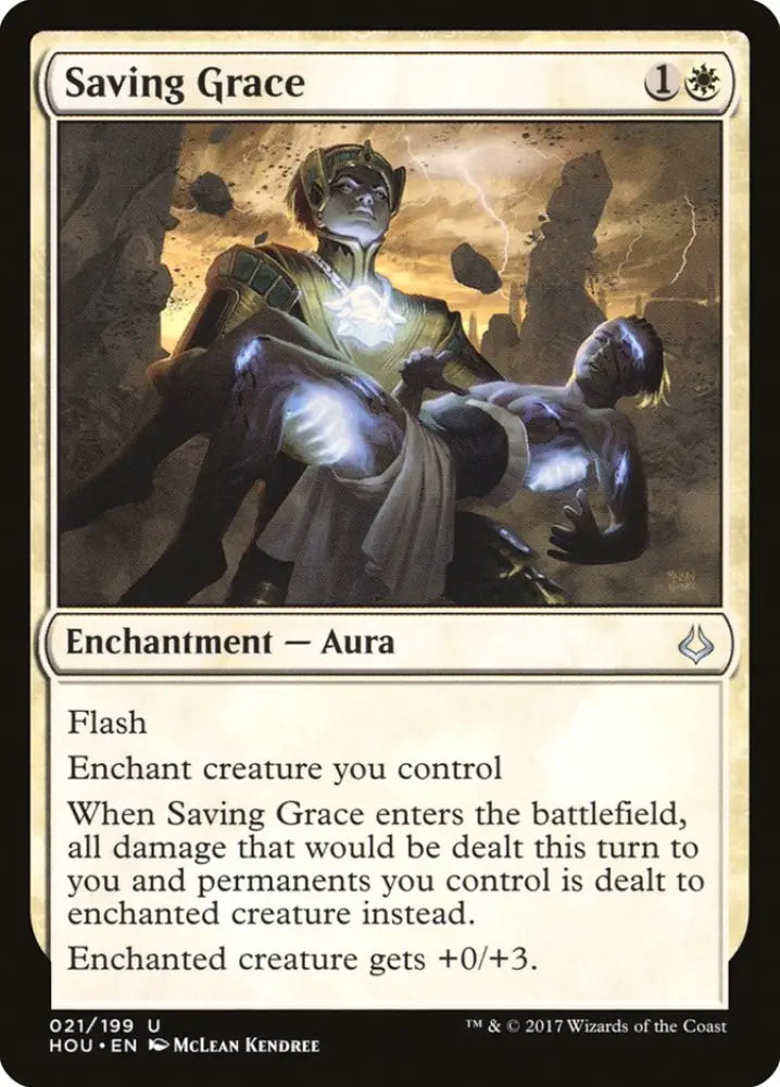 Saving Grace [Hour of Devastation] - MTG Single