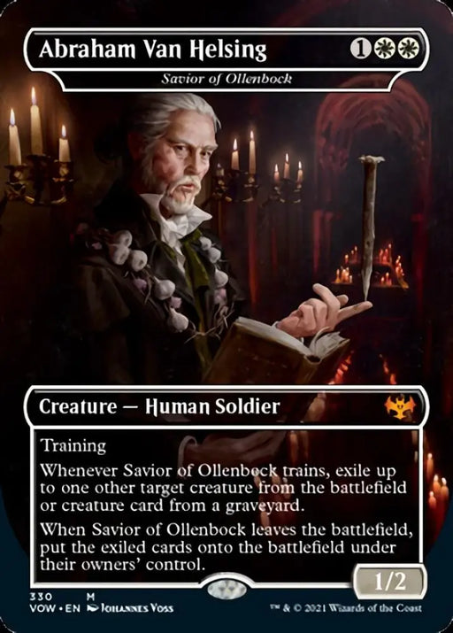 Savior of Ollenbock - Abraham Van Helsing [Innistrad: Crimson Vow] - MTG Single
