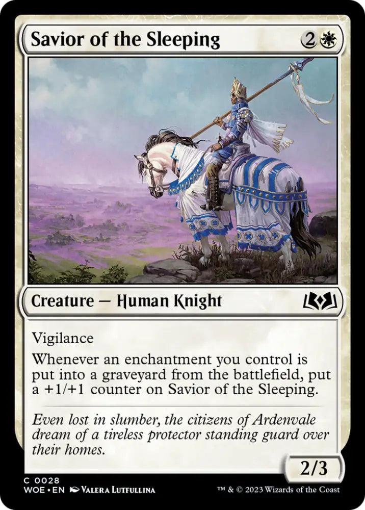 Savior of the Sleeping [Wilds of Eldraine] - MTG Single