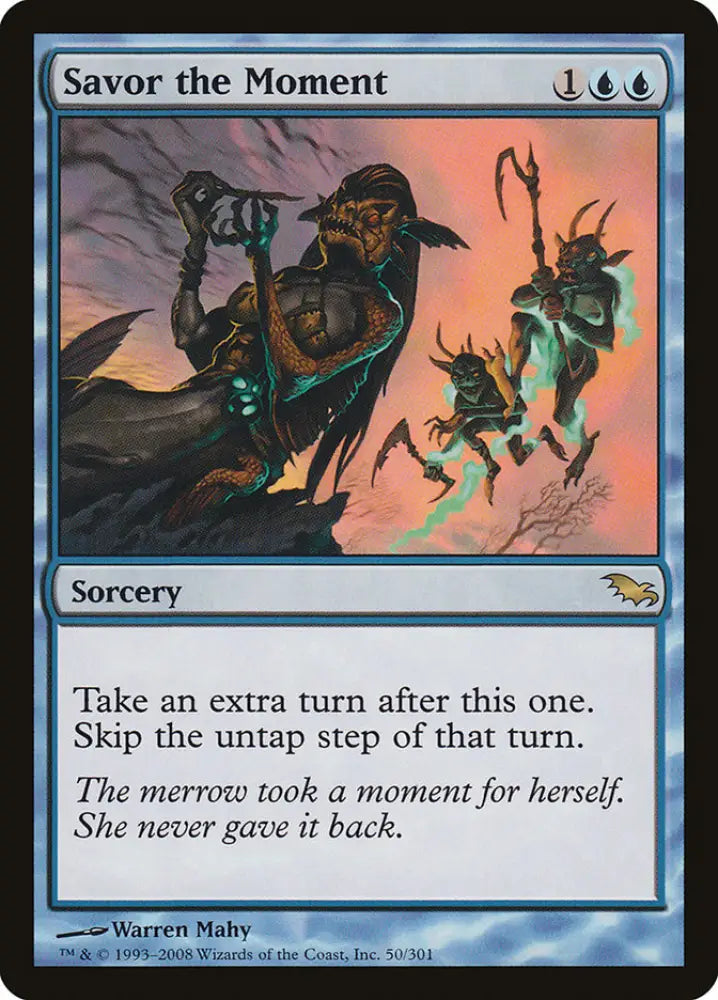 Savor the Moment [Shadowmoor] - MTG Single