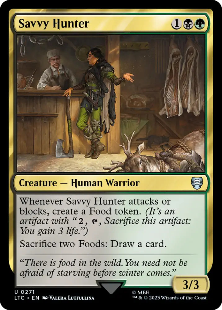 Savvy Hunter [The Lord of the Rings: Tales of Middle-Earth Commander] - MTG Single