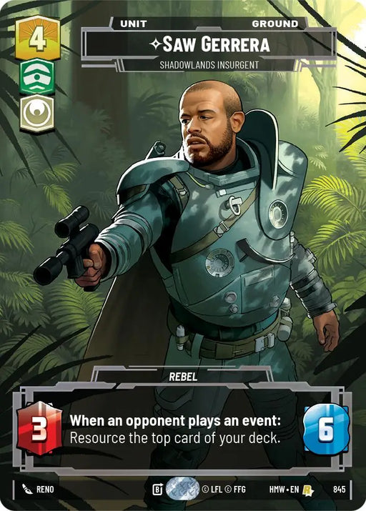 Saw Gerrera - Shadowlands Insurgent (Prestige) (845) [Homeworlds]