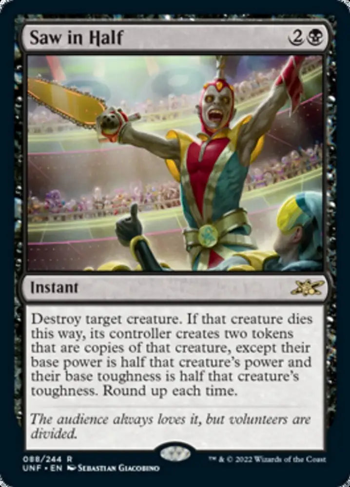 Saw in Half [Unfinity] - MTG Single