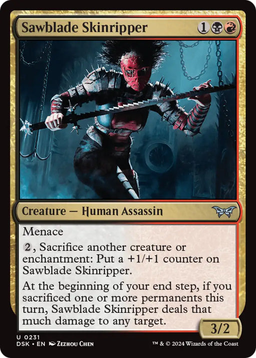 Sawblade Skinripper [Duskmourn: House of Horror] - MTG Single