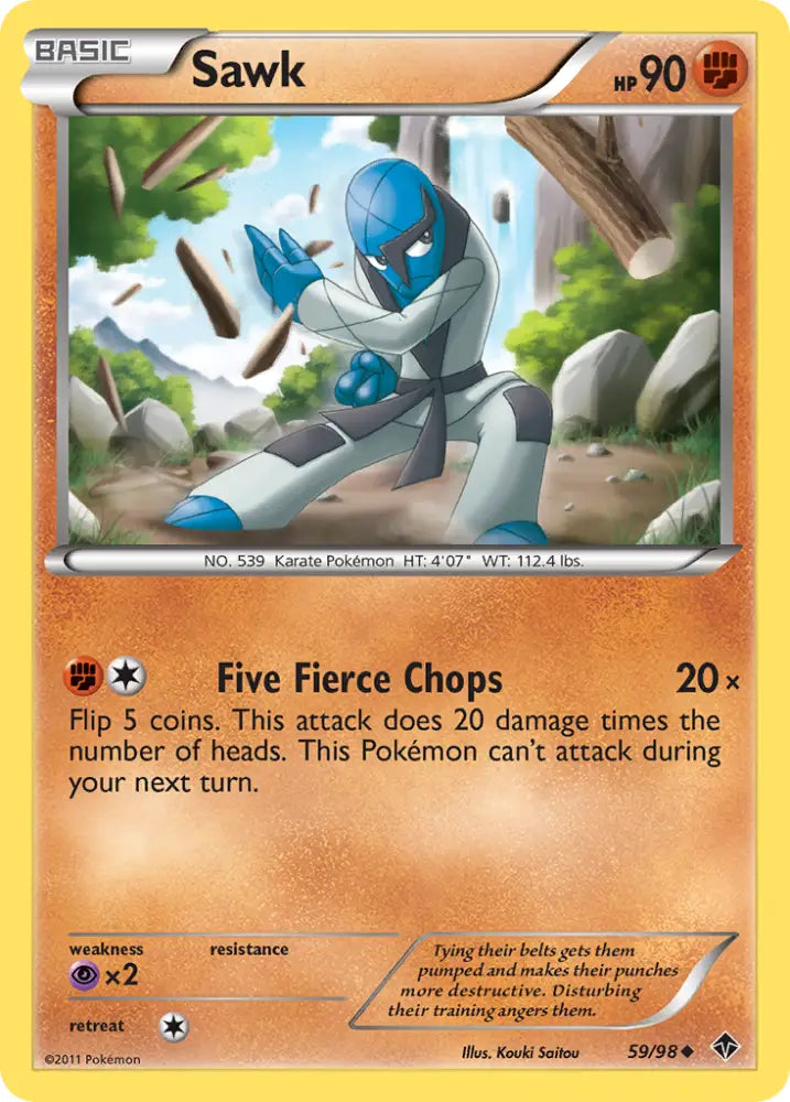 Sawk (59/98) [Black & White: Emerging Powers] - Pokemon Single