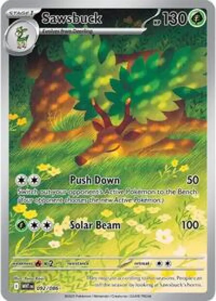 Sawsbuck - 092/086 (092/086) [SV: White Flare]