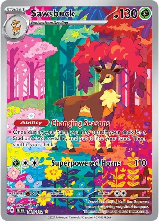Sawsbuck (166/162) [Scarlet & Violet: Temporal Forces] - Pokemon Single