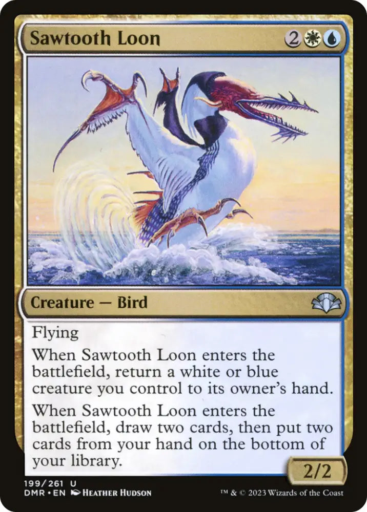 Sawtooth Loon [Dominaria Remastered] - MTG Single