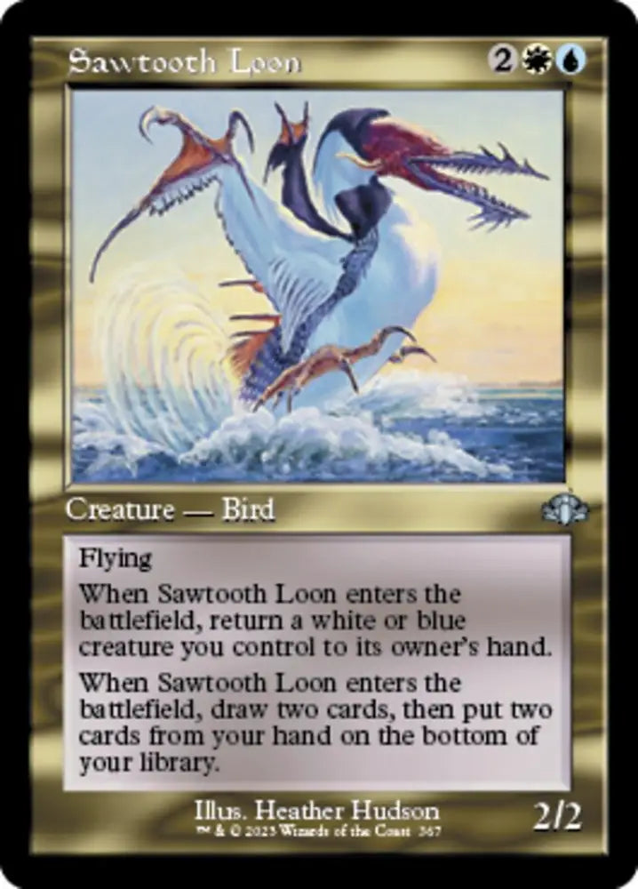 Sawtooth Loon (Retro) [Dominaria Remastered] - MTG Single