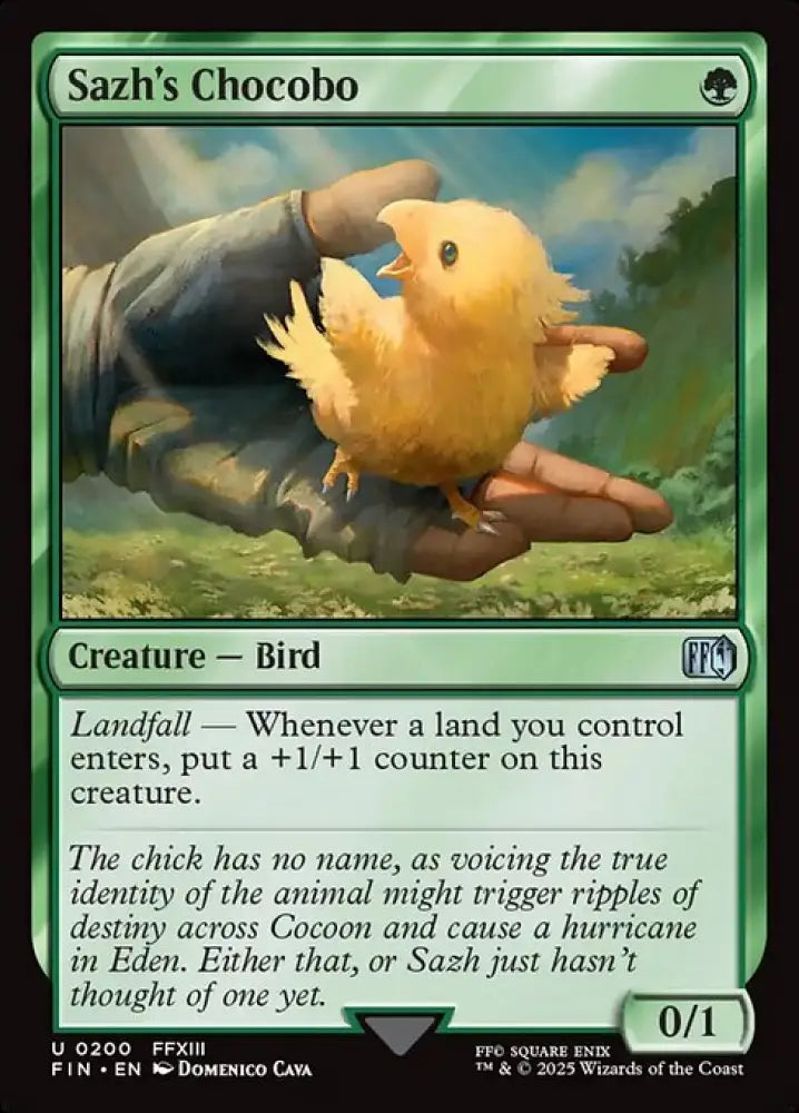 Sazh's Chocobo (200) [Final Fantasy]