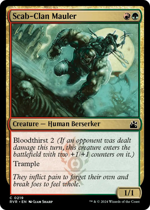 Scab-Clan Mauler [Ravnica Remastered] - MTG Single