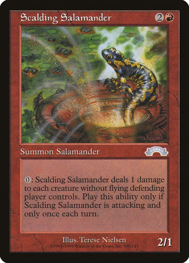 Scalding Salamander [Exodus] - MTG Single