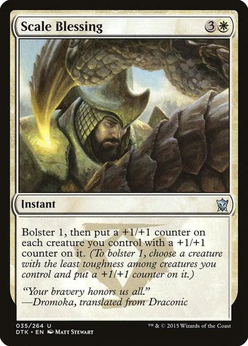 Scale Blessing [Dragons of Tarkir] - MTG Single