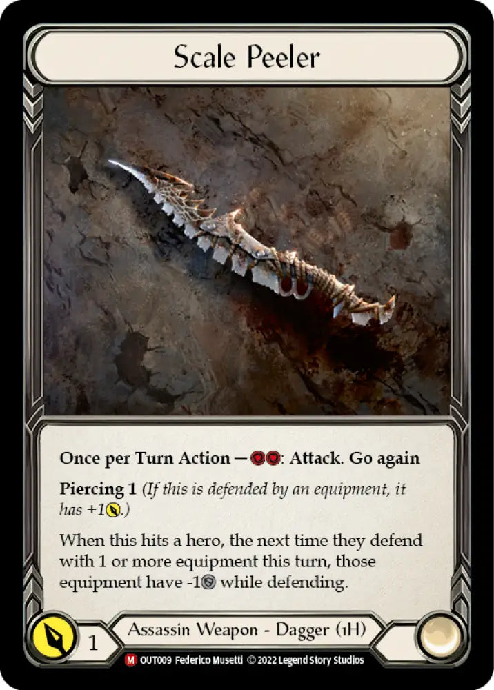 Scale Peeler [Outsiders] Rainbow Foil - Flesh And Blood Single