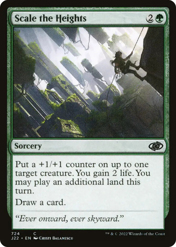 Scale the Heights [Jumpstart 2022] - MTG Single