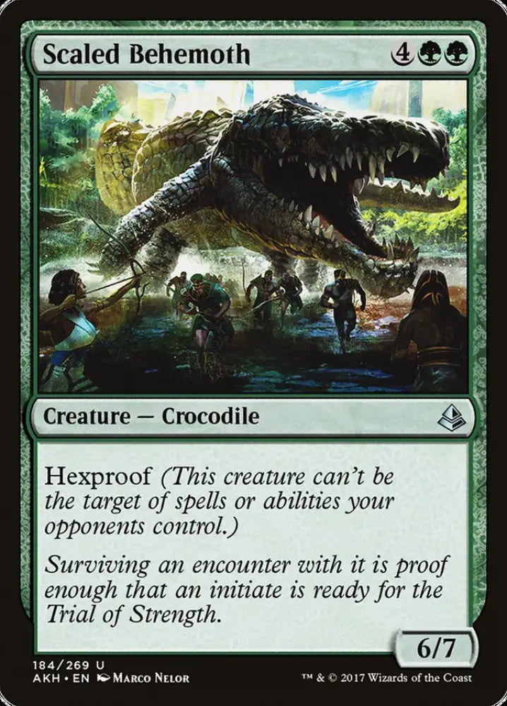 Scaled Behemoth [Amonkhet] - MTG Single