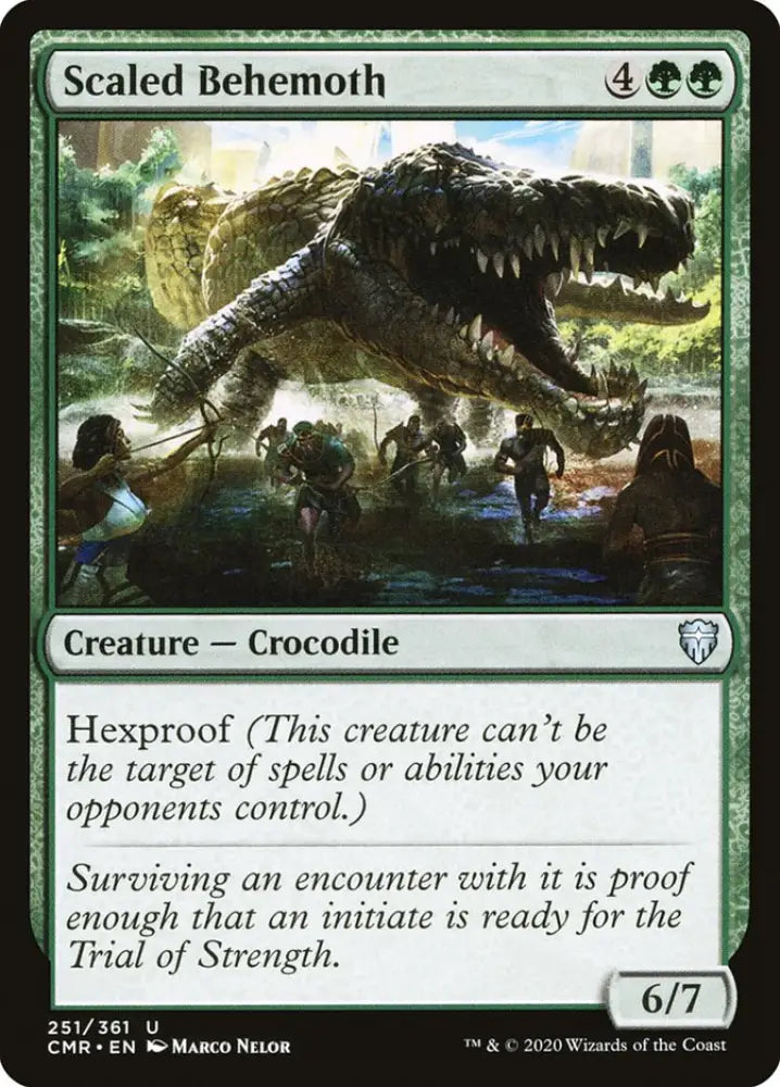 Scaled Behemoth [Commander Legends] - MTG Single