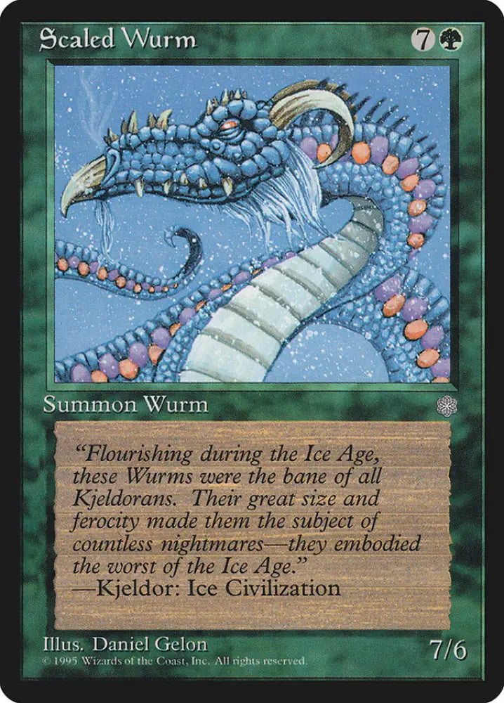 Scaled Wurm [Ice Age] - MTG Single