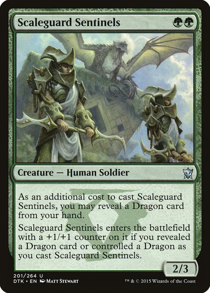 Scaleguard Sentinels [Dragons of Tarkir] - MTG Single