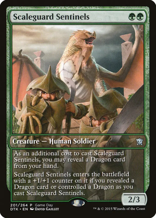 Scaleguard Sentinels (Game Day) [Dragons of Tarkir Promos] - MTG Single