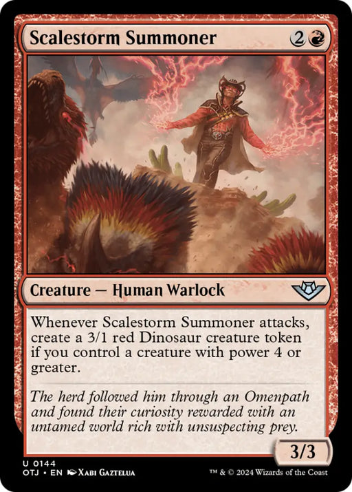 Scalestorm Summoner [Outlaws of Thunder Junction] - MTG Single
