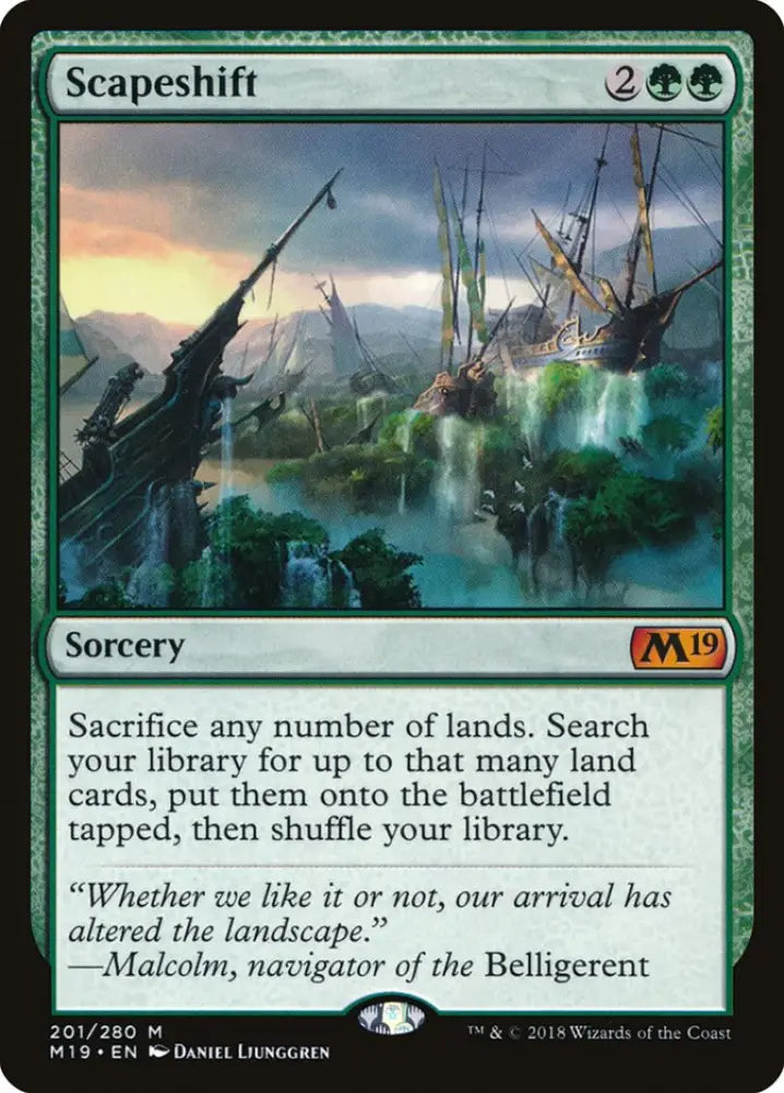 Scapeshift [Core Set 2019] - MTG Single