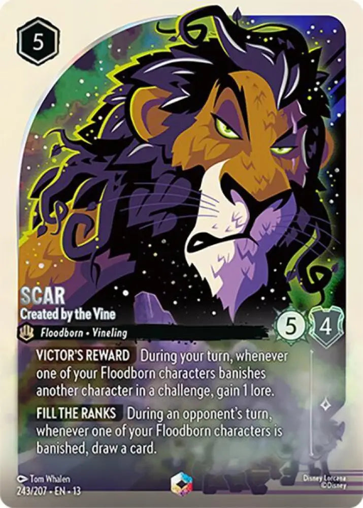 Scar - Created by the Vine (Enchanted) (243/204) [Attack of the Vine!]