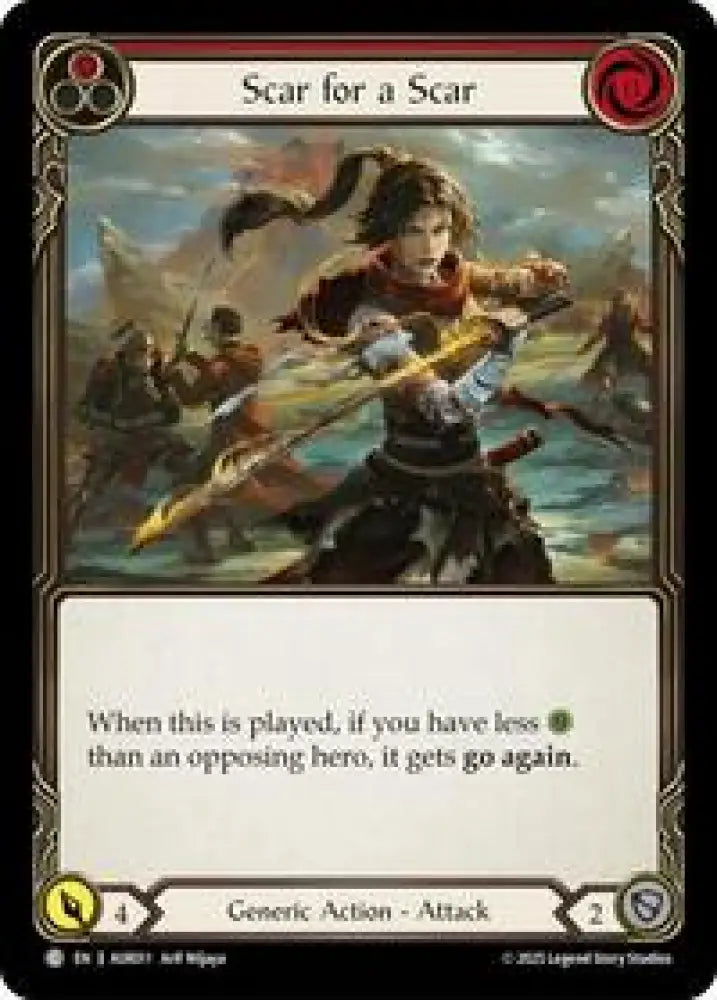 Scar for a Scar (Red) (ASR011) [Armory Deck: Ira]