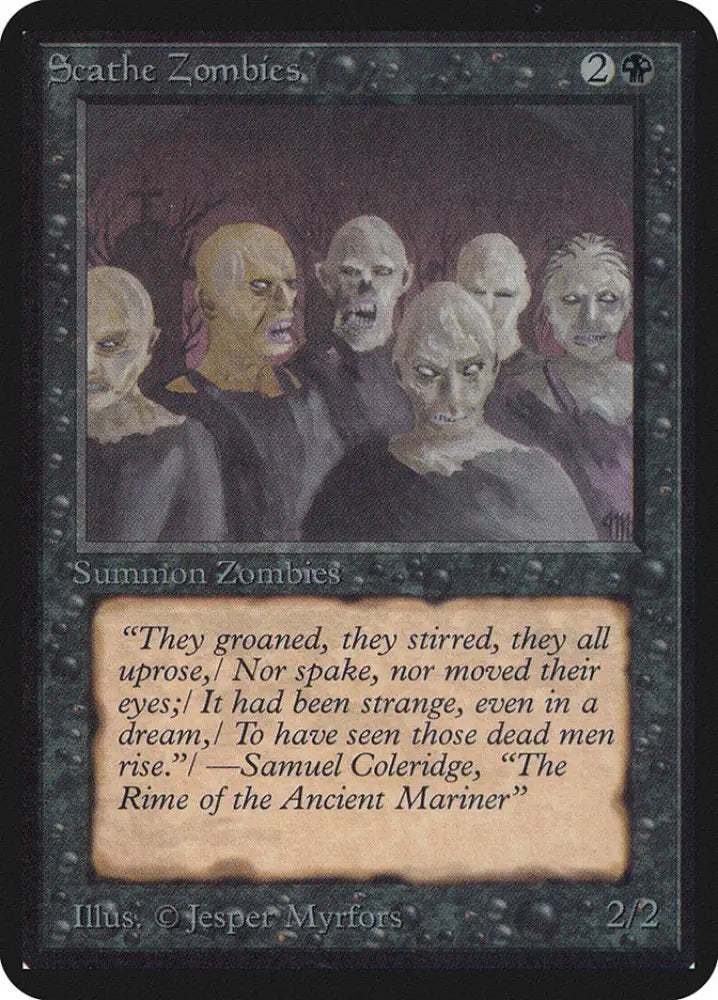 Scathe Zombies [Alpha Edition] - MTG Single