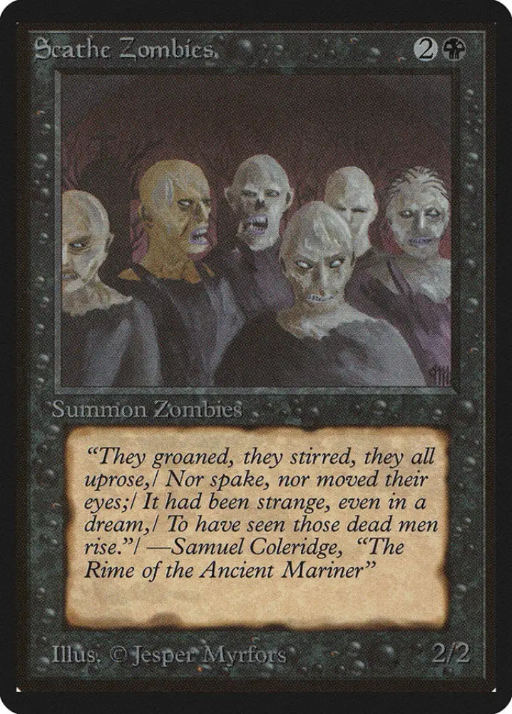 Scathe Zombies [Beta Edition] - MTG Single
