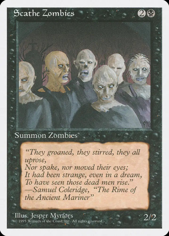 Scathe Zombies [Fourth Edition] - MTG Single