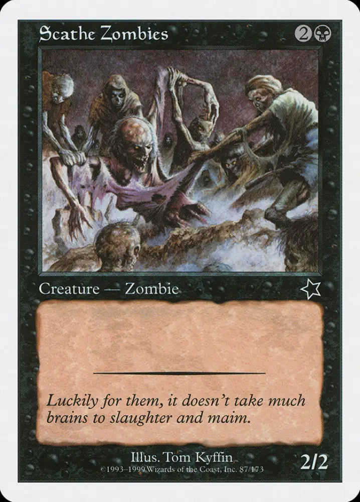 Scathe Zombies [Starter 1999] - MTG Single
